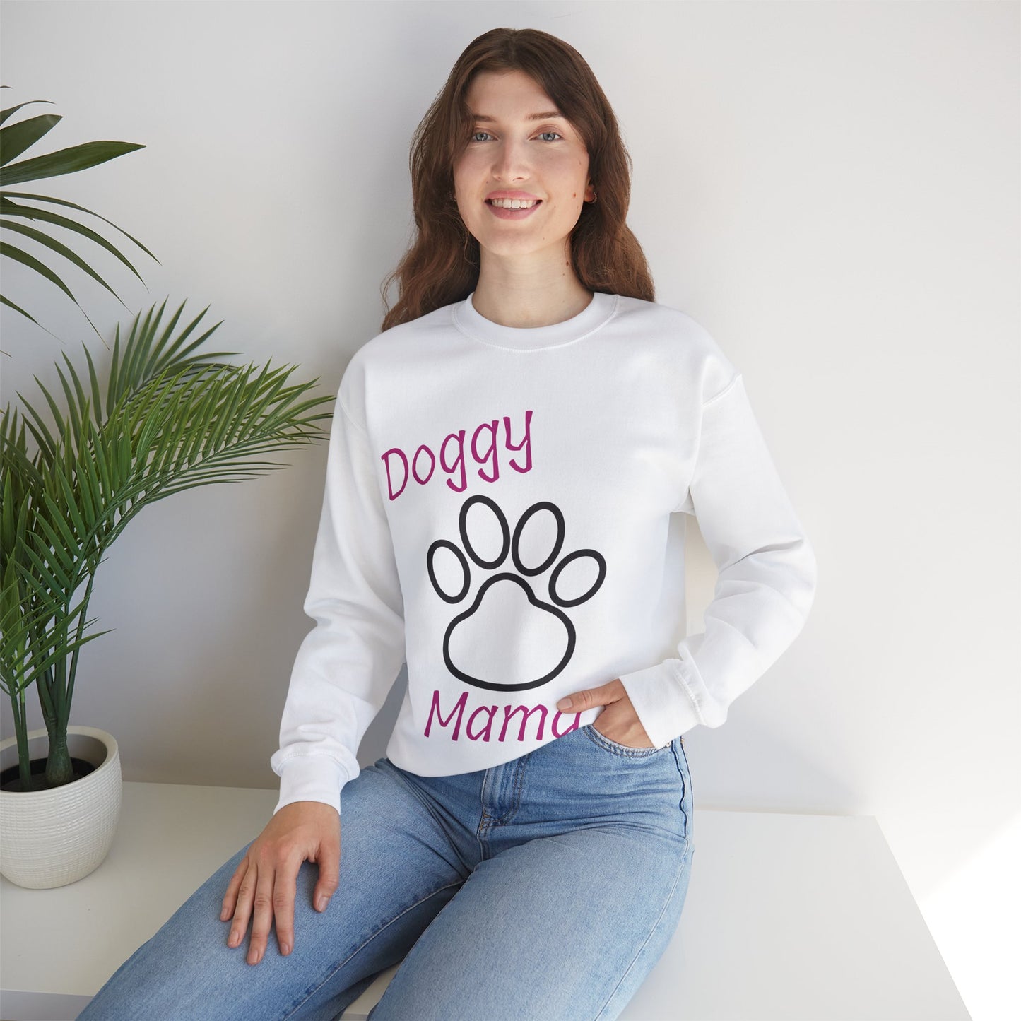 Doggy Mama Crewneck Sweatshirt