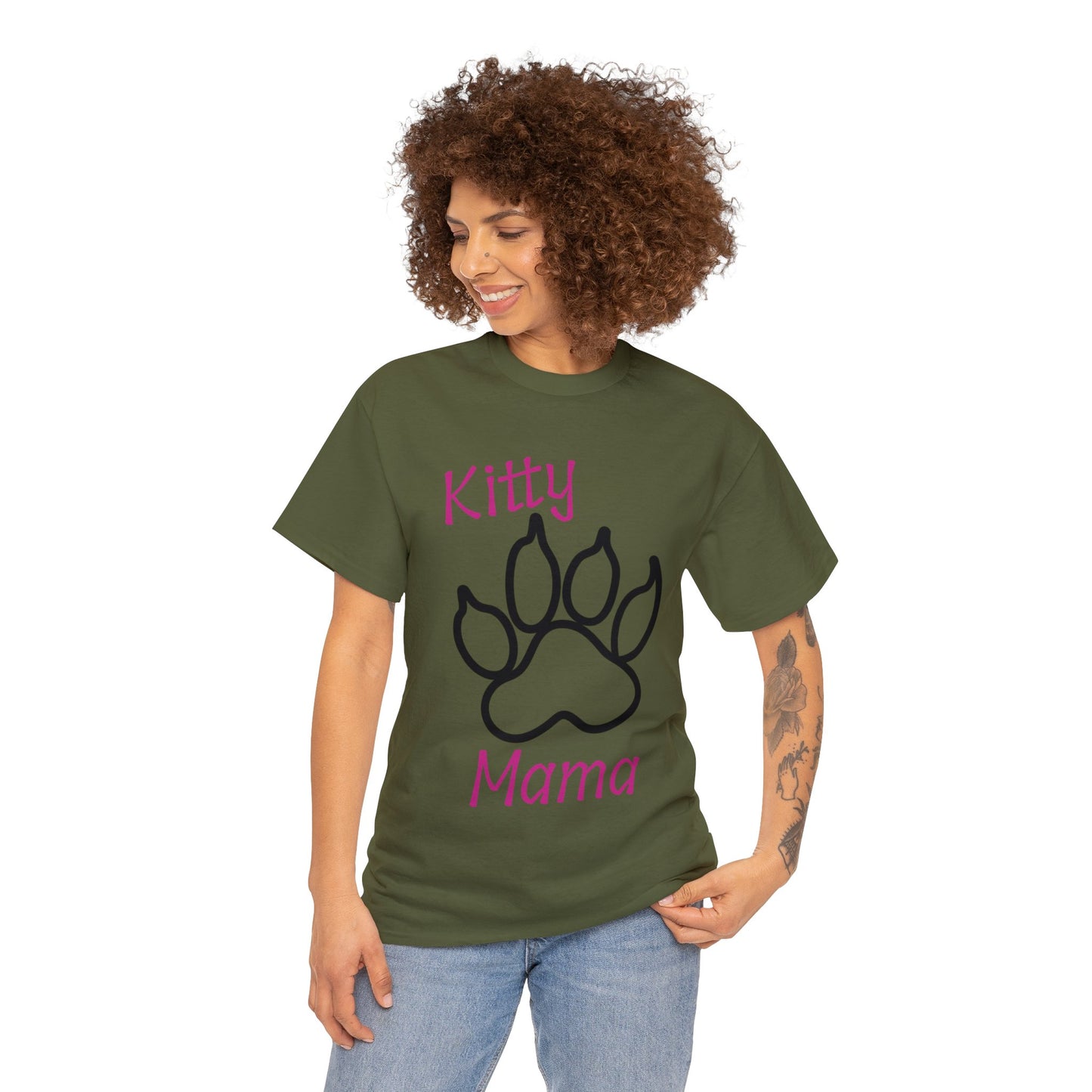 Kitty Mama Heavy Cotton Tee