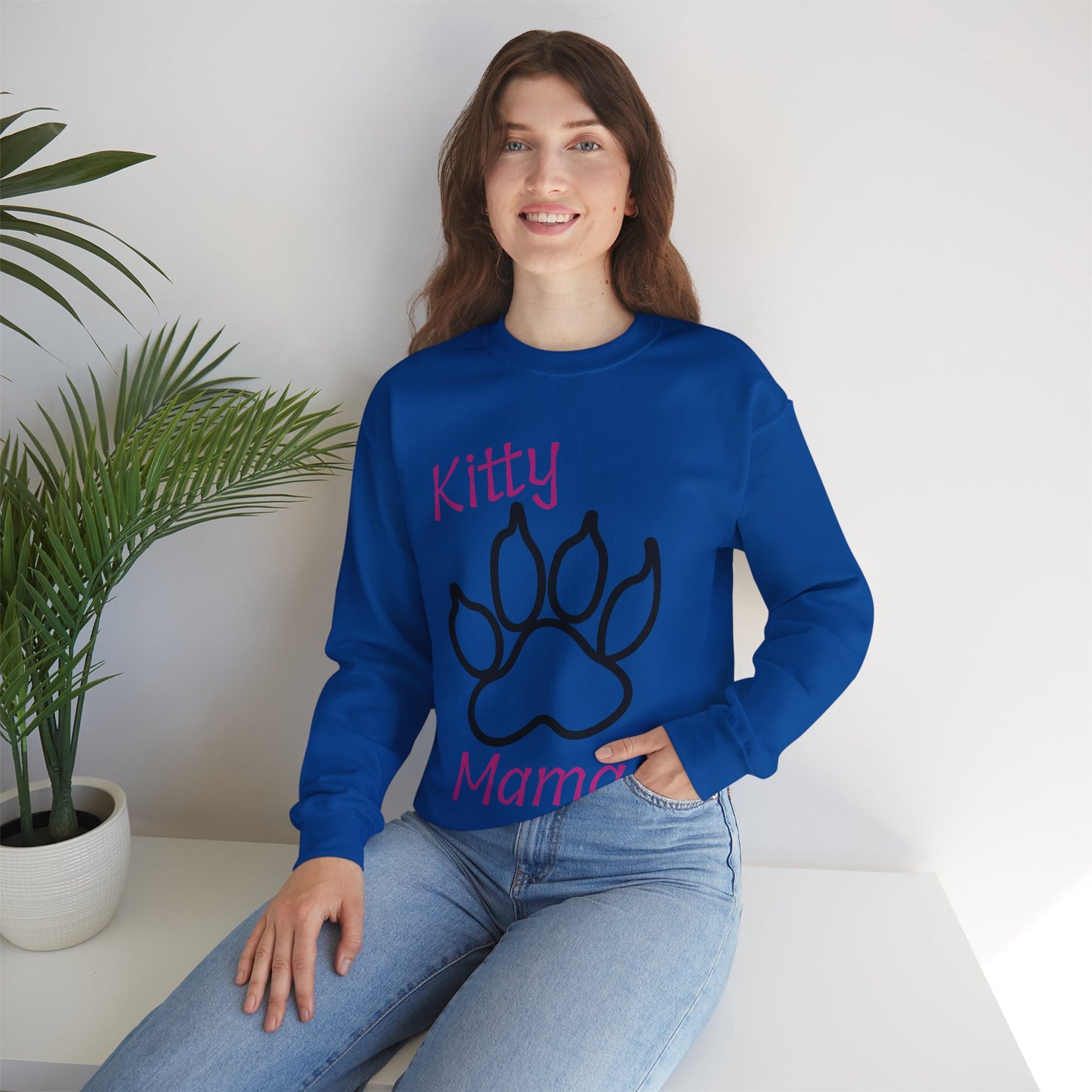 Kitty Mama Crewneck Sweatshirt
